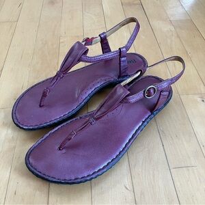 Red Born Lillias leather sandals size 9